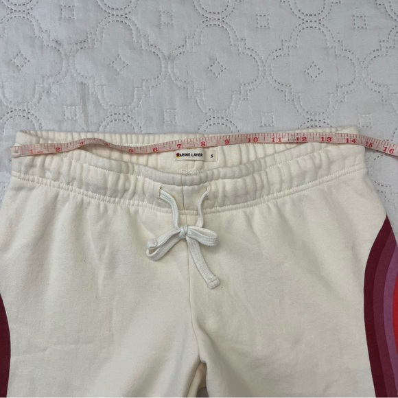 Marine Layer Cloud 9 Fleece Anytime Sweatpant In Antique White Women’s size S - Picture 8 of 16